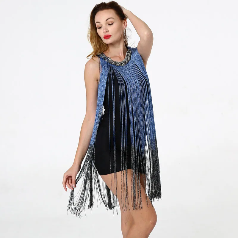 BLINGSTORY металлической цепью на шее с открытыми плечами женские элегантные