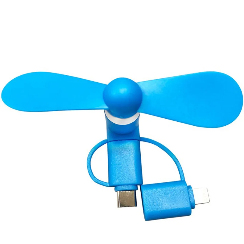 Мини usb вентилятор мобильный телефон портативный Android два в одном