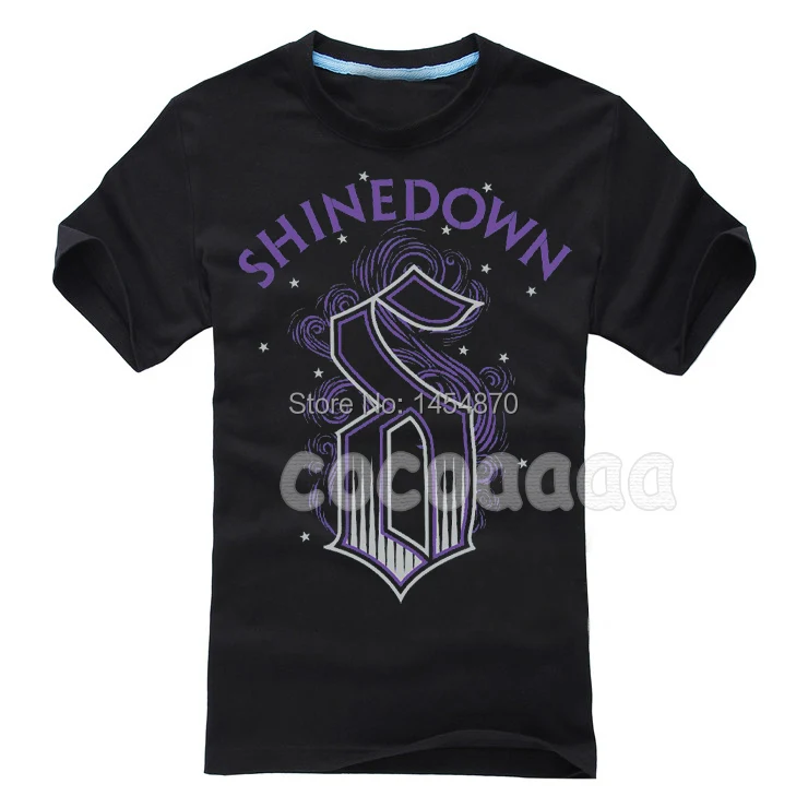 Рубашка Shinedown Rock Мужская для фитнеса винтажная блуза из 100% хлопка скейтборд