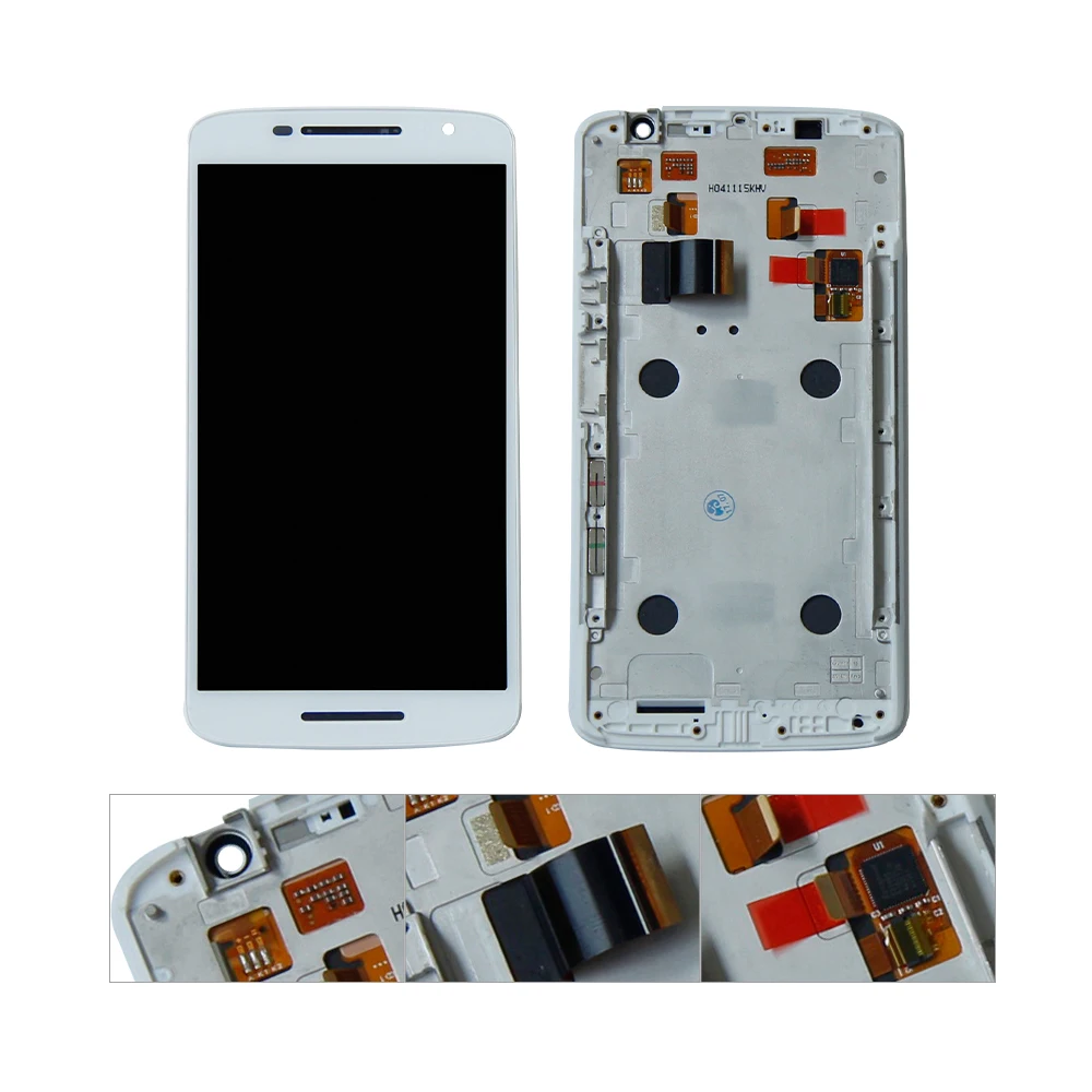 Для Motorola Droid Maxx 2 XT1565 ЖК дисплей кодирующий преобразователь сенсорного экрана в