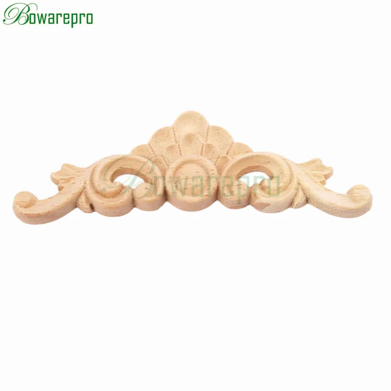 Деревянная аппликация bowarepro с резными углами 13*4 см 1 шт.|wood angle|corner anglefurniture corner |