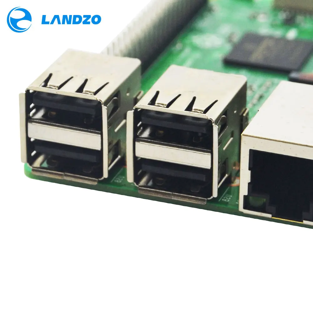 Материнская плата LPDDR2 BCM2837 1 ГБ четырехъядерный процессор Ras PI3 B Pi 3B PI 3 с Wi Fi и