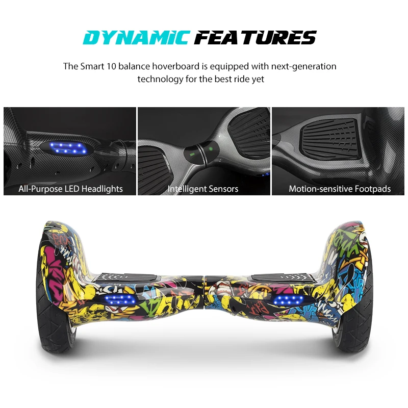 Koowheel Electric Hoverboard 10 inch Samsung Battery 2 Wheels Self Balancing Scooter Skatebord | Спорт и развлечения
