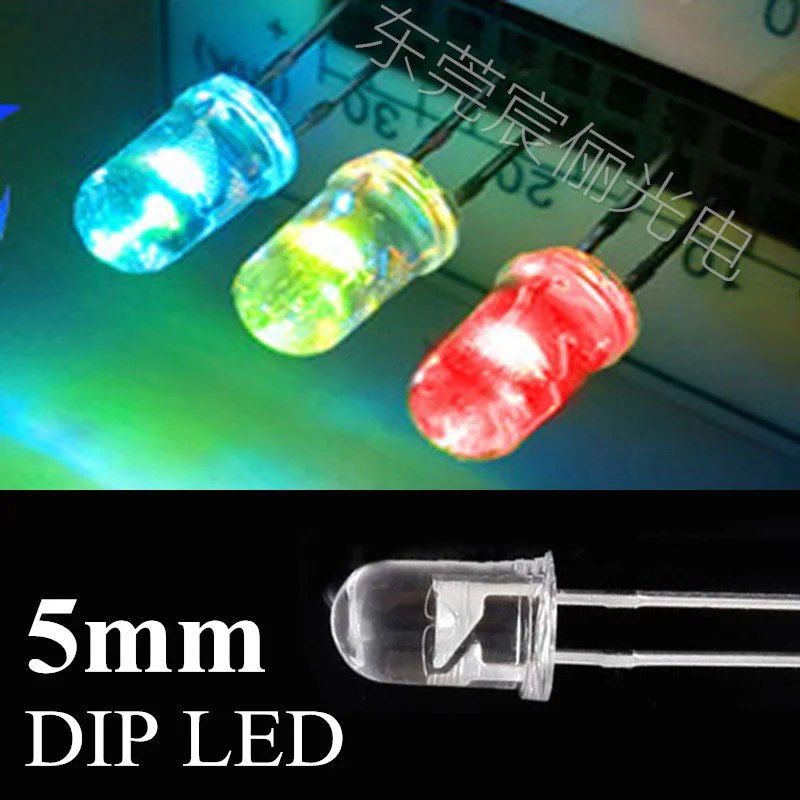 Высокий яркий белый 5 мм круглый dip led 6500-8000k прозрачный светодиод 3 0-3 v 15-20ma (CE &amp Rosh)