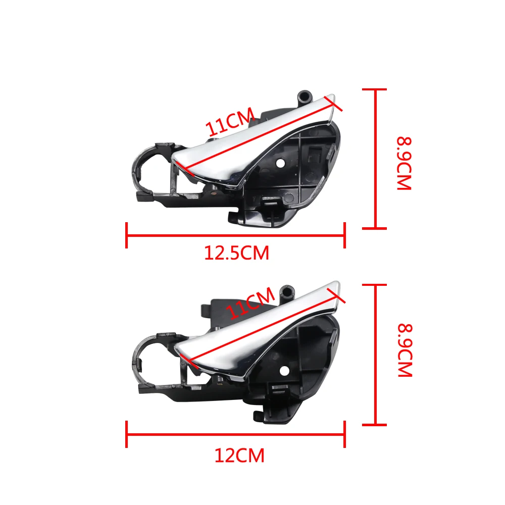 DHKA 8 шт EX INTERIOR дверная ручка для DAEWOO Nubira 1998 1999 2000 2001 2002 2003 2004 OEM: FR: 96308043 FL: 96308042 RR: