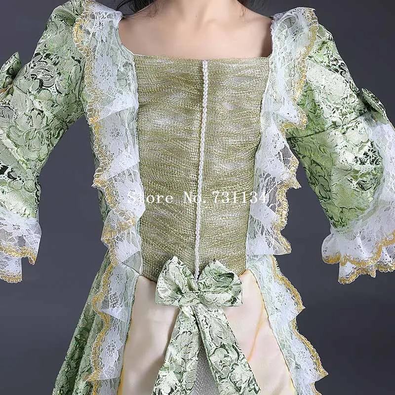 Фото 2019 best seller Children green printed lace Victorian Renaissance Dresses Medieval Reenactment Theater Clothing for girl Женская 2019 best seller Children green printed lace Victorian Renaissance Dresses Medieval Reenactment Theater Clothing for girl Женская