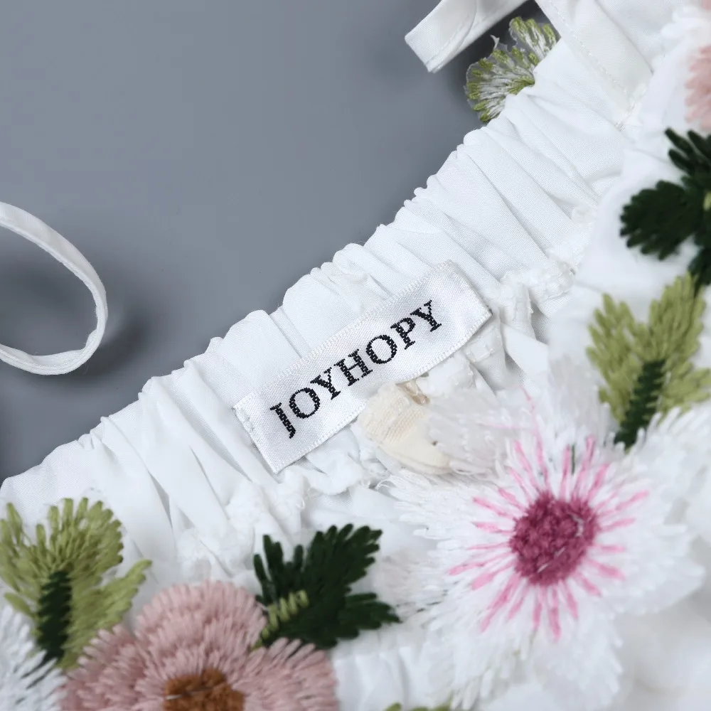 JOYHOPY/детская блузка для девочек; рубашки с цветочным принтом; детская одежда для девочек; Верхняя одежда; Весна-лето г