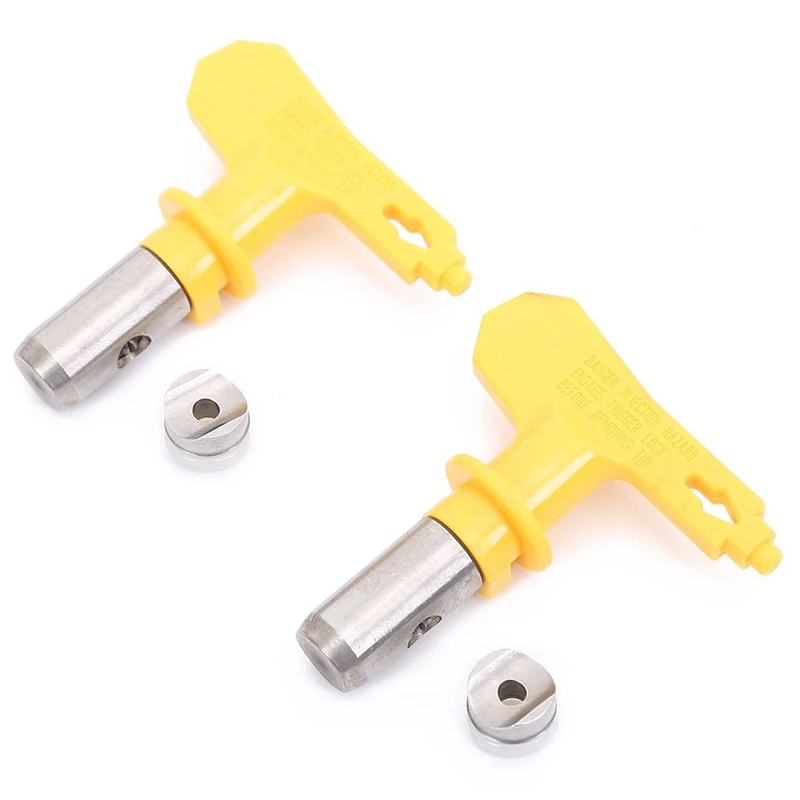 

Airless Paint Spray Extension Pole Double Nozzle Head Tips Guard Powerful Painting Tool HVR88