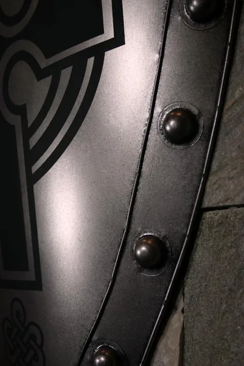 Средневековый защитный экран под старину/Античная пленка оружия и телевизионные