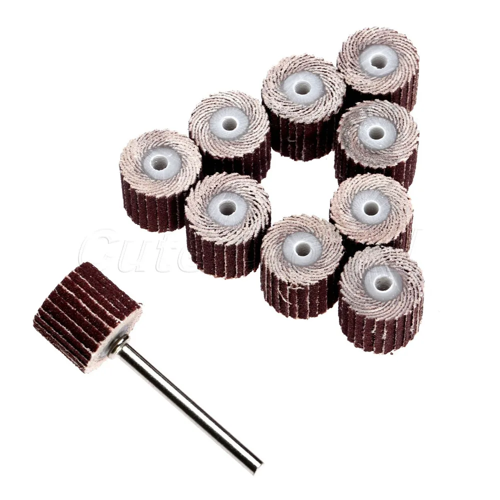 10 шт. аксессуары для Dremel полировальные диски щетка откидные шлифовальный
