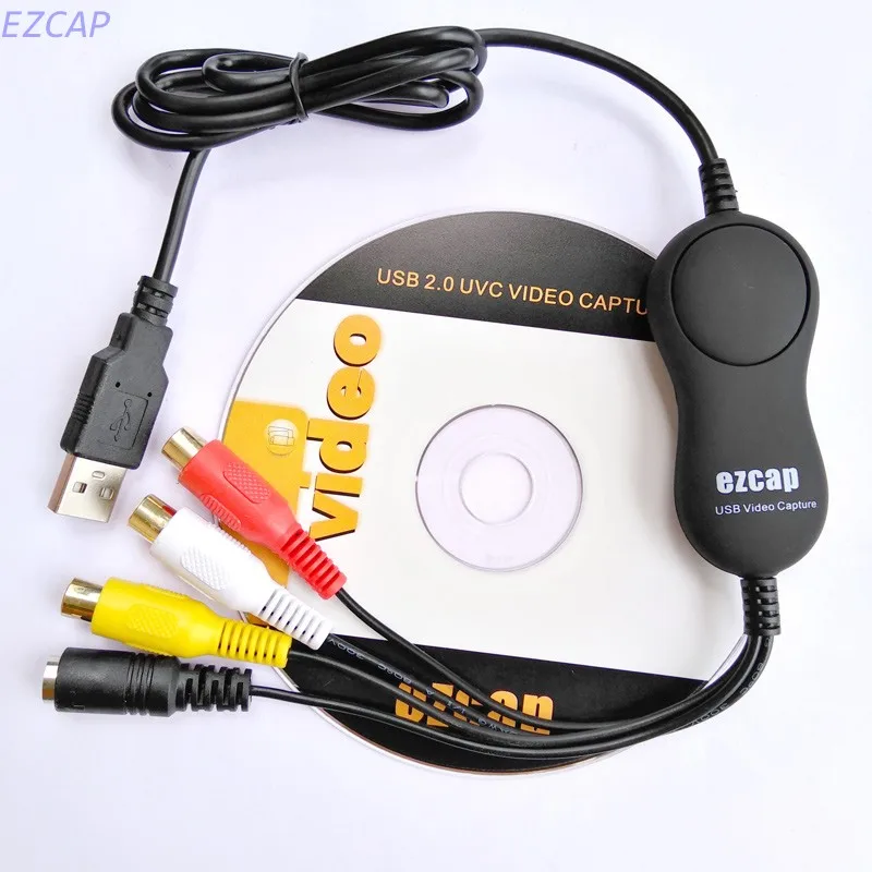 USB2.0 UVC vhs плеер карта захвата аналоговый преобразователь видео и аудио к