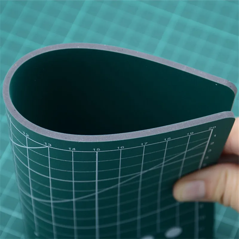 A4 A3 ПВХ коврик для резки зеленая шкала Pad DIY Лоскутные инструменты резьбы по