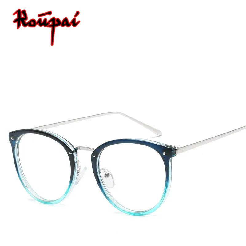 2018 Hipster прозрачные линзы Стекло ES frame Для женщин мужчин оптических оправ ботаник
