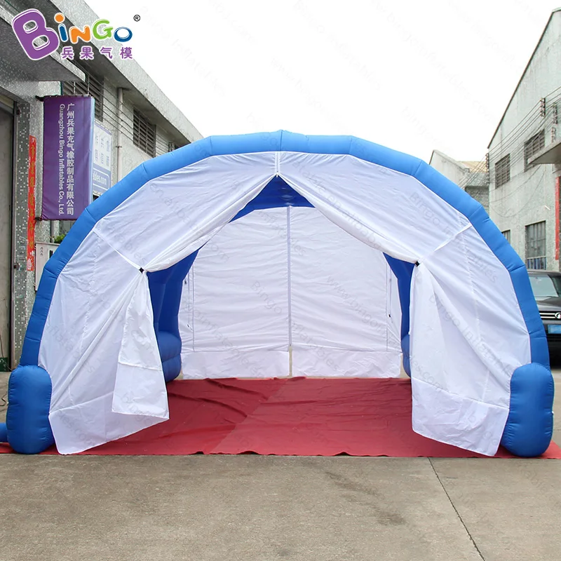 

Белый и синий 6X4X3,5 метров надувной туннель/надувной тент туннель/форма арки надувной туннель игрушечный тент