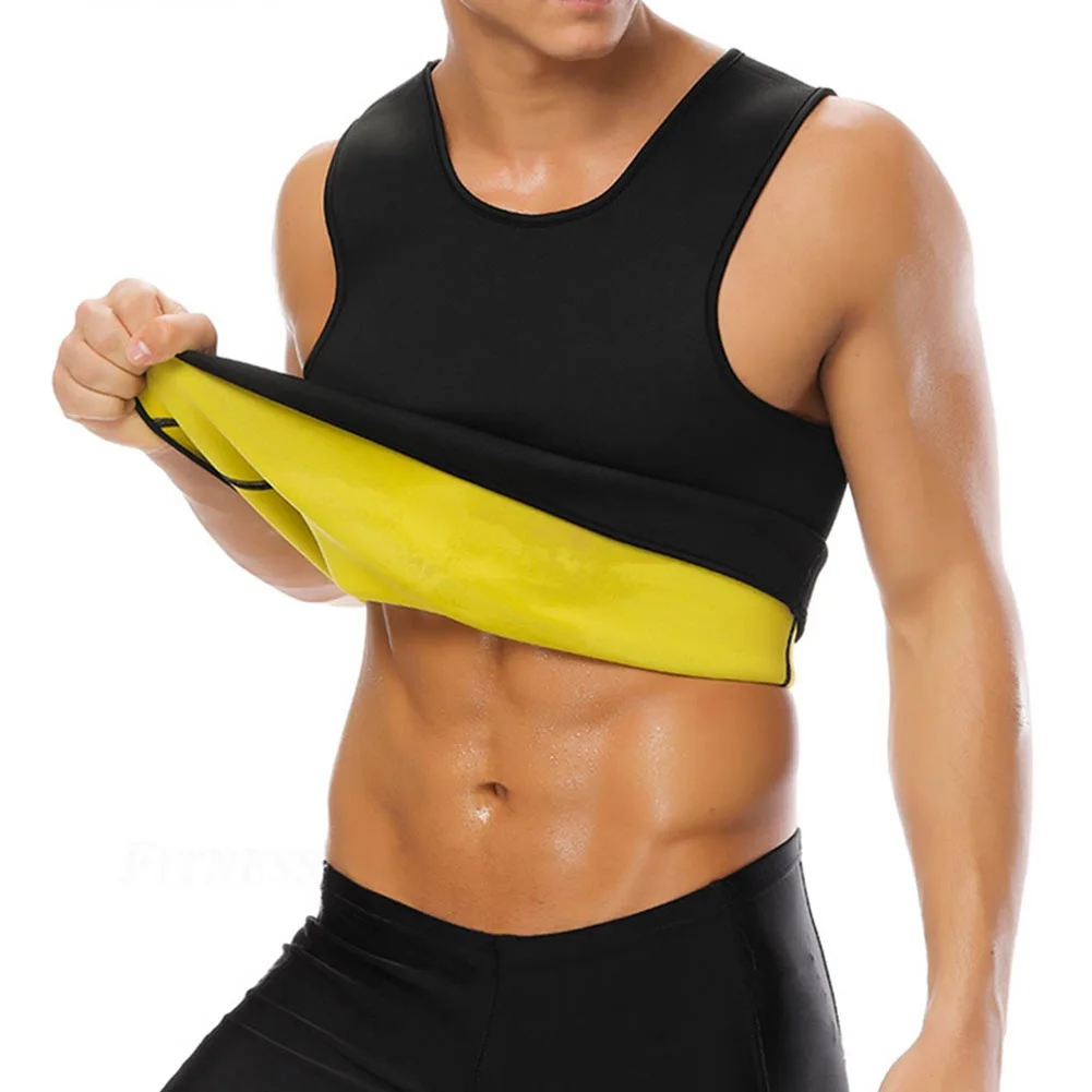 Мужской формирователь горячий жилет с эффектом сауны пот Талии Тренажер майка