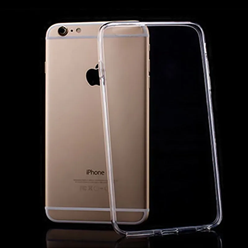 Прозрачный чехол из ТПУ для Iphone 7 Plus телефона прозрачный силиконовый X XS Max XR 5 5S SE 6