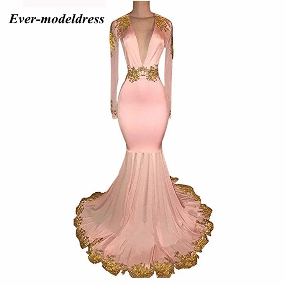 Ever-modeldress Горячие платья подружки невесты с v-образным вырезом с аппликацией и юбкой-годе длинные свадебные вечерние платья для гостей выпускного вечера