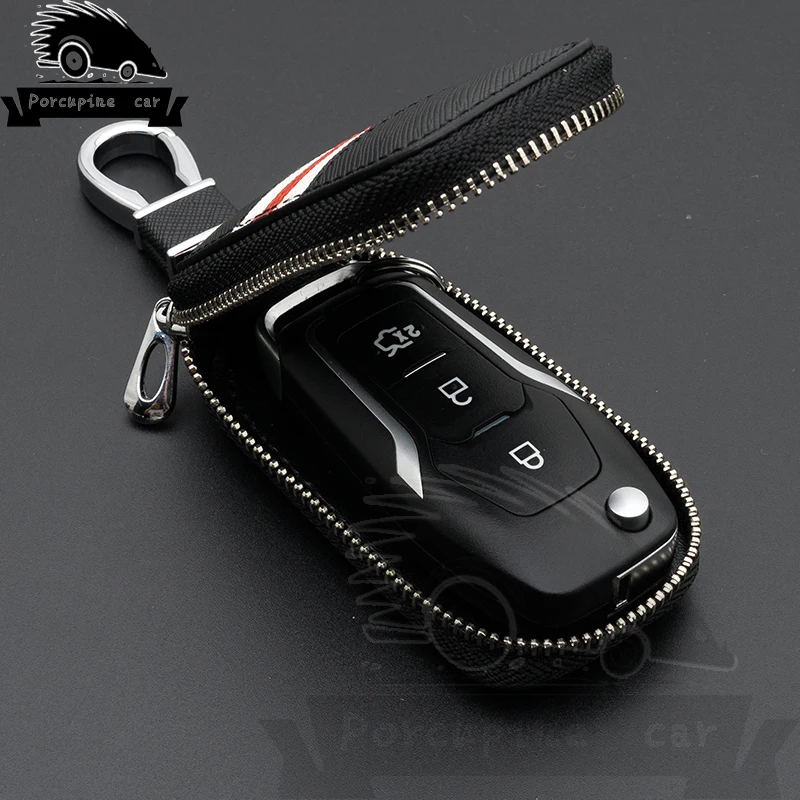 Кожаный чехол для автомобильного ключа Audi BMW Buick Cadillac Porsche Opel Chevrolet Ford Hyundai Lexus Mercedes