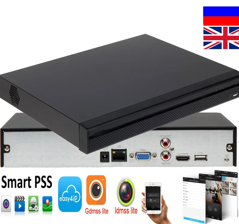 DH mini nvr NVR2104HS-S2 4CH & NVR2108HS-S2 8CH 1080P Max support 6Mp resolution Network video recorder | Безопасность и защита