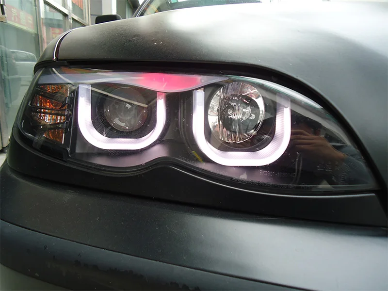 2001 2004 для BMW 3 Series E46 4 двери 318i 320i 323i 325i 330i проектор светодиодный фары в сборе SONAR