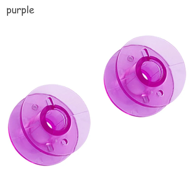Фиолетовый Пустые бобины бытовые многофункциональные общие Швейные машины бобины для шитья Инструменты Аксессуары Одежда поставщиков 50 шт - Цвет: Фиолетовый