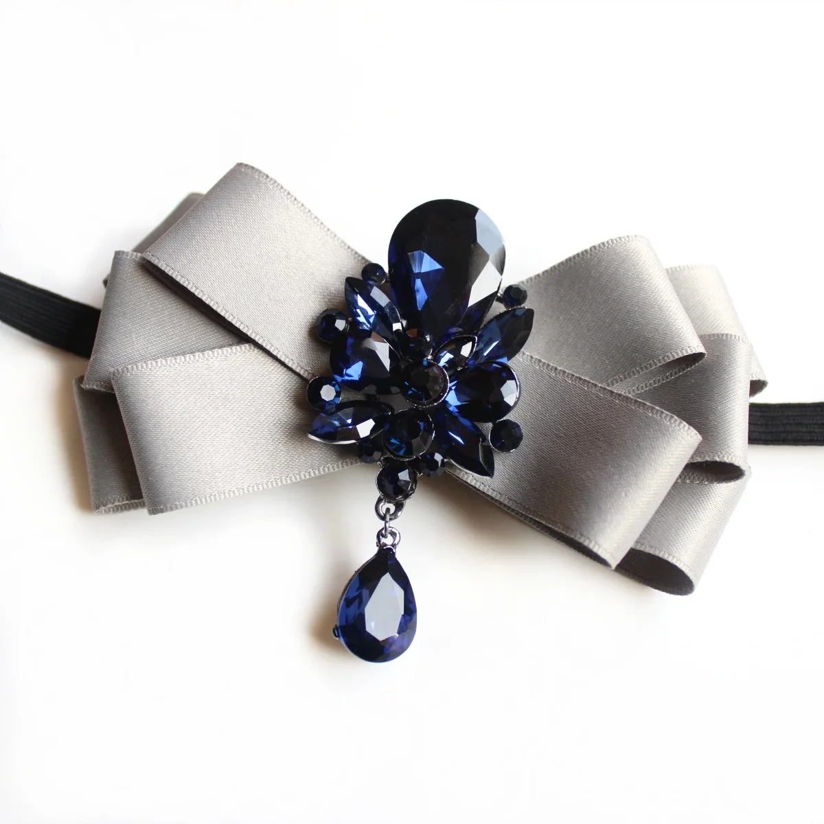 Original Fashion Boutique Men's British Collar Flower Groom Groomsman Host Stylist Shirt Gentleman Green Bow Tie Rhinestone |