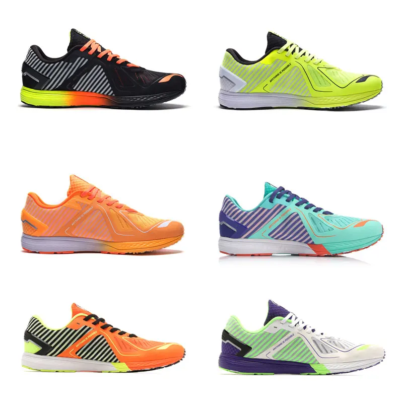 Li-Ning/Мужская обувь для гонок средней высоты; профессиональная обувь для бега; марафонский светильник; спортивная обувь с подкладкой из облаков; кроссовки; ARBN235 XYP855