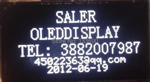 3 шт. OLED дисплей 1 дюйма с разрешением 128x64 белый на черном SPI и IIC интерфейсе
