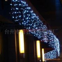 2020 spotlight spotlight christmas lights curtain lamp led string series stars lantern decoration courtyard 10 meter wide ice
