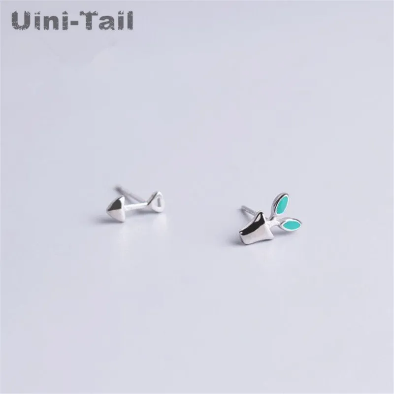 

Серьги из серебра 925 пробы, асимметричные, в Корейском стиле