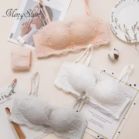 lace flower like face anti extinction magic power palm cup undergarment covering the chest and abdomen underwear sexy bra
