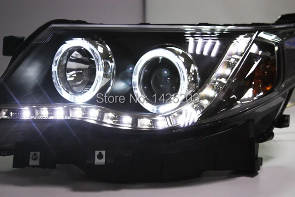 Для Subaru Forester светодиодный фонарь ангельские глазки с линзы проектора Bi Xenon 2008-2011