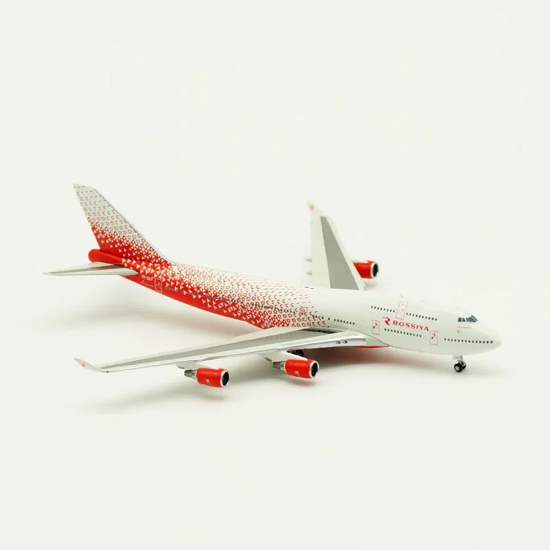 1:400 масштаб Boeing B747-400 модель самолета Самолеты России авиакомпания сплав самолет Коллекционная модель коллекция детский подарок