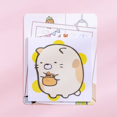Kawaii Сумико гураши липкие Примечания школьная Памятка коврик милые канцелярские принадлежности планировщик студента DIY N Times блокнот Papeleria Escolar - Цвет: 16