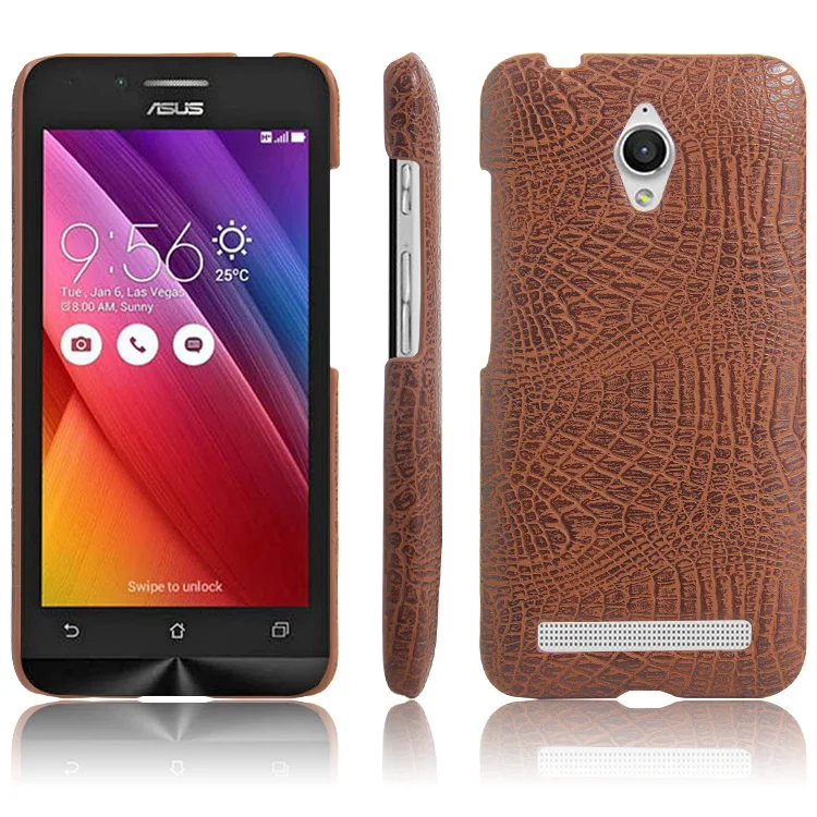 Роскошный чехол из искусственной кожи с крокодиловым узором для Asus Zenfone Go ZC500TG 5 0