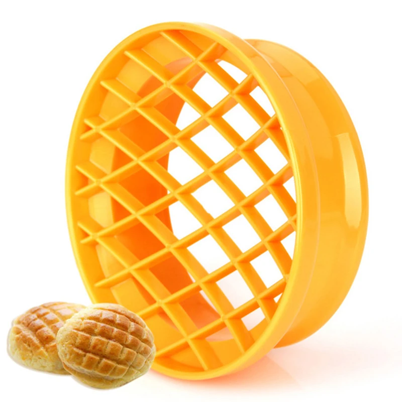 Пластик торт хлеб ананас Стиль плесень хлебозаводов резца плунжера