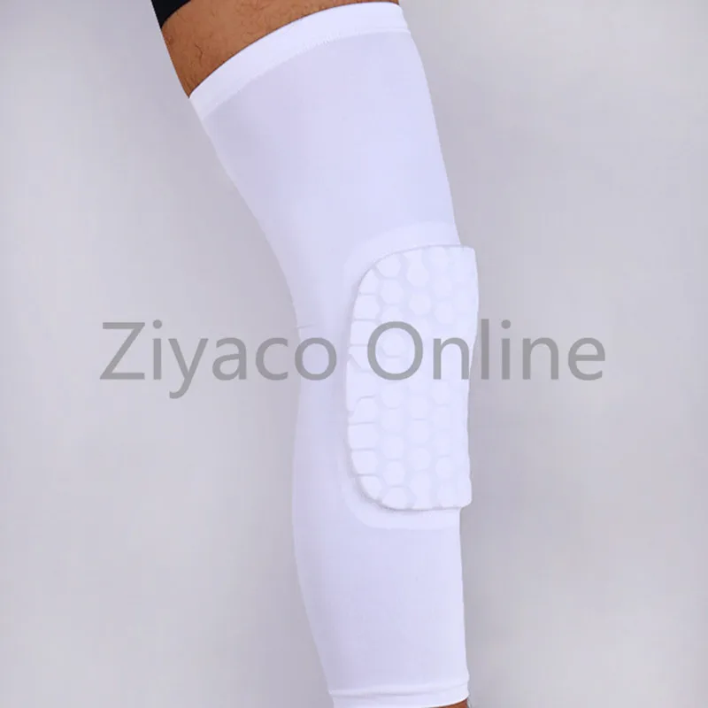 2017 носки баскетбольные спортивные на колено с поддержкой голени|knee brace sock|padded
