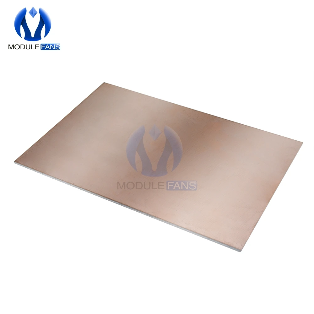 1 шт. 10x15 см 10x15 10*15 см FR4 толщина 1,5 мм двойной PCB медный плакированный ламинат доска Diy Электронный