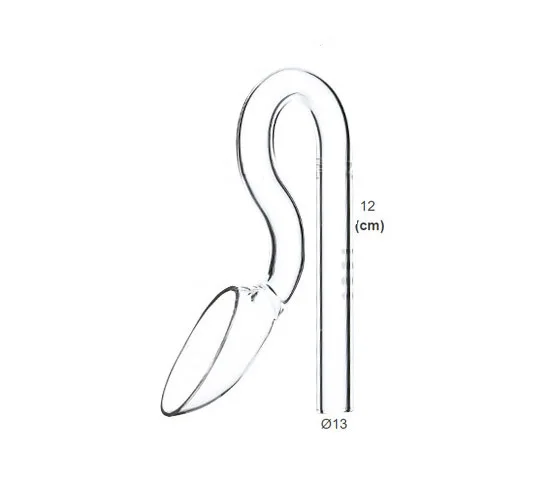 Orchid outflow 13mm ADA DOOA стеклянная трубка Лили Пайп Орхидея пион мощность jet мини нано фильтр Аксессуар водяное растение для аквариума бак 13 мм 12 16 мм 10 мм 9 12 мм - Цвет: Orchid outflow 13mm