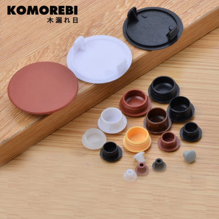 KOMOREBI мебельная дырочка декоративная крышка, пластиковая крышка с резьбовым отверстием, Домашний Деревянный колпачок для мебели шкаф винт