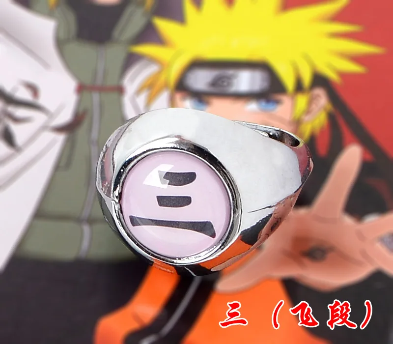 

Anime Naruto Ring Akatsuki Uchiha Itachi Orochimaru Deidara Sasori Pain Konan Uchiha Madara Rings Pendants Cosplay Ring Figures