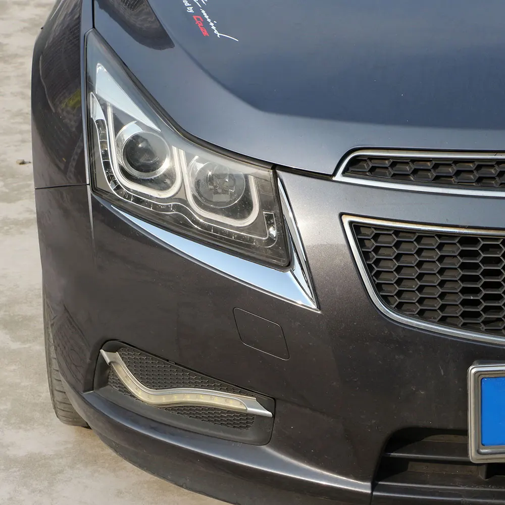 Автомобильные хромированные Налобные фары Jameo из АБС пластика декоративные