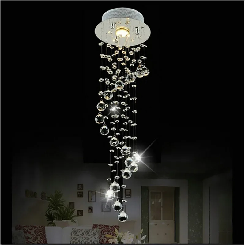 Лучшая цена современная роскошная светодиодная хрустальная люстра для спальни