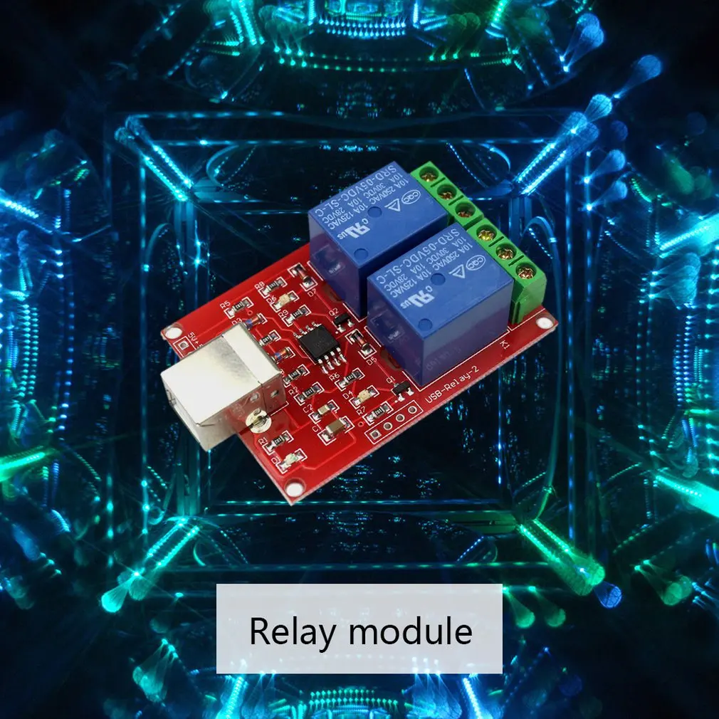 5V свободный привод Usb переключатель управления 2 Way релейный модуль компьютерный