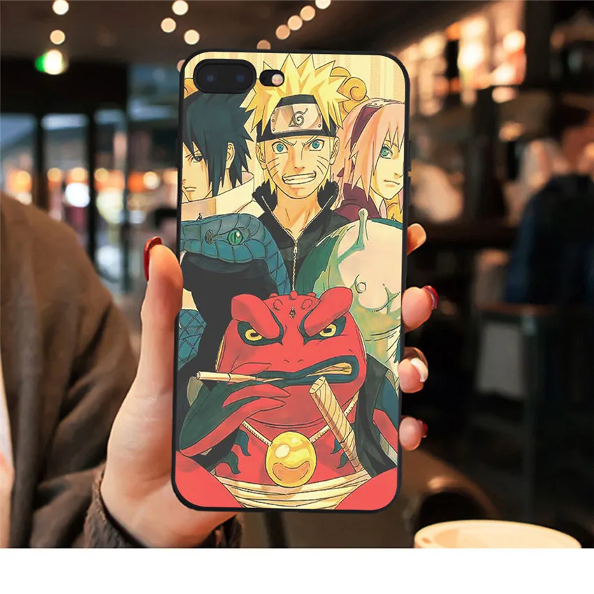 Sasuke Наруто Мягкий силиконовый чехол для iphone 7 6 6s plus 7 plus 8plus чехол для телефона для iphone 8 6 6s 7 plus X XR XS Max - Цвет: 21048