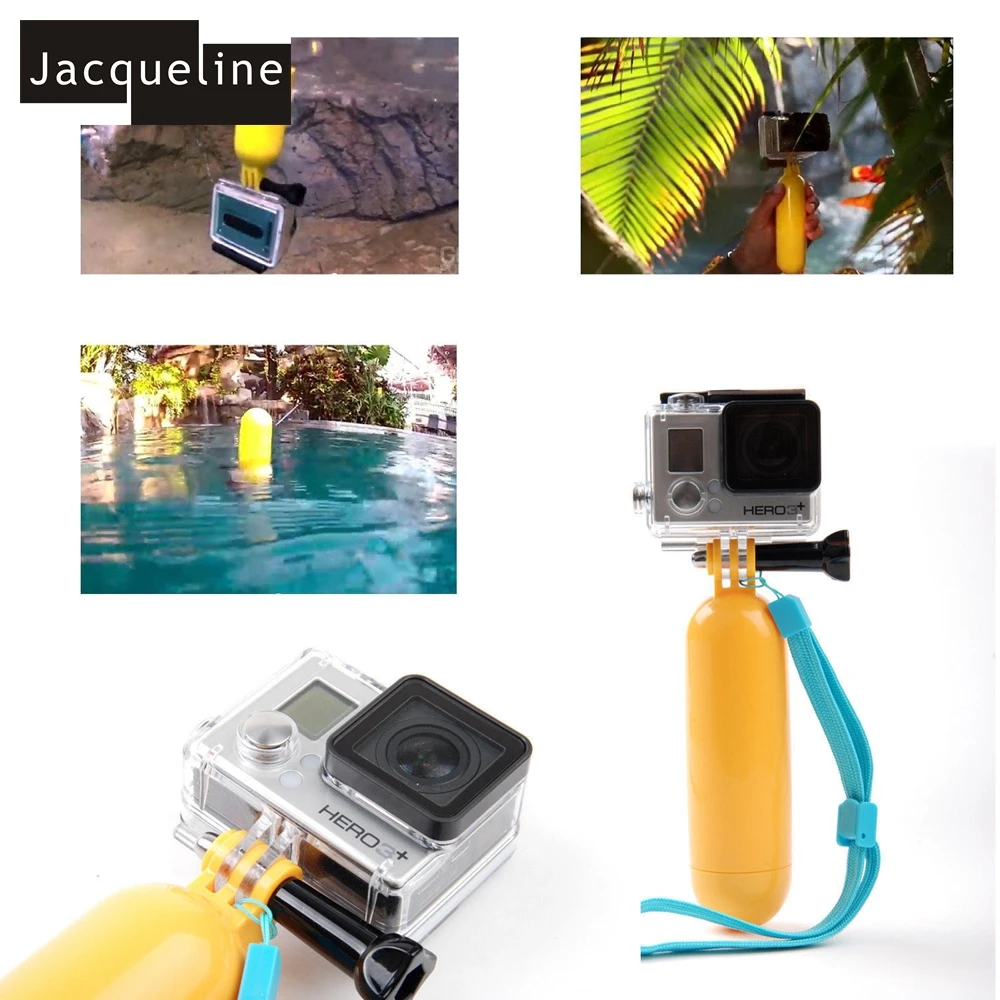 Jacqueline для Floaty ручка Полюс клейкое крепление шлем Переднее Крепление GoPro Hero 6 5 3 + 4