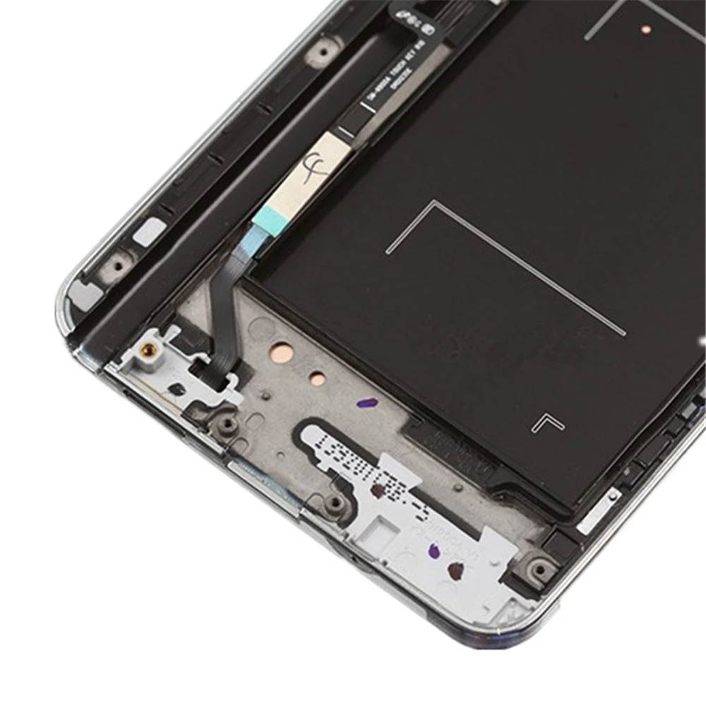 Для Samsung Galaxy Note 3 N9005 N900A ЖК-экран и дигитайзер в сборе с передней рамкой Замена