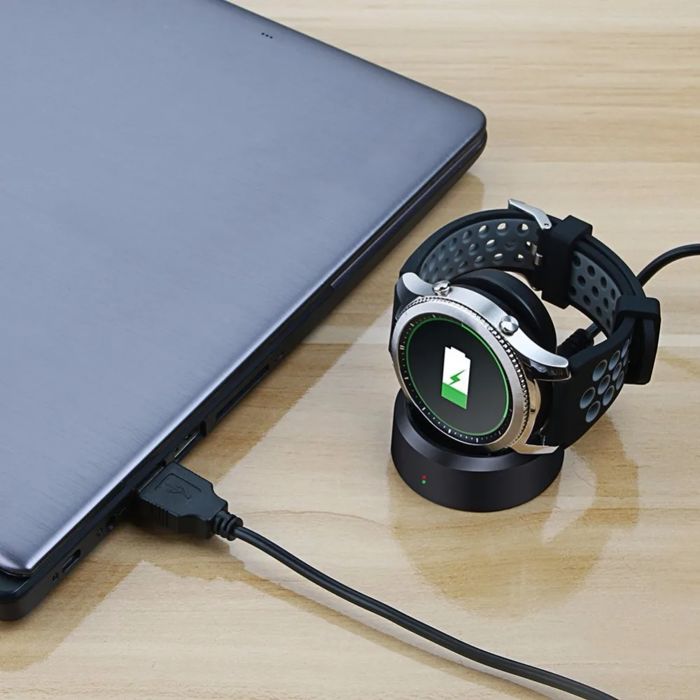 JKing Беспроводной QI charging Dock Колыбели Зарядное устройство для Samsung Шестерни S2/S3