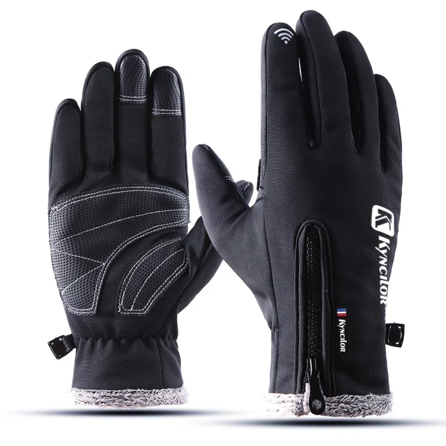 Waterproof Warm Men Women Ski Gloves Wind-proof Thermal Touch Screen Outdoor Sport Cycling Snowboard Gloves 1