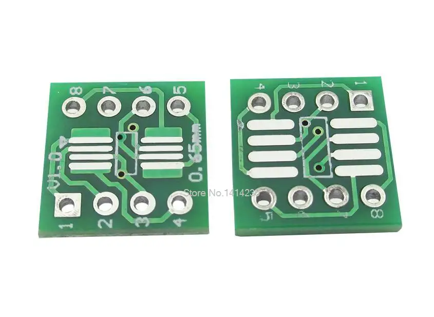 10PCS/LOT SOP8 MSOP8 SOIC8 TSSOP8 SOP8 turn DIP8 IC adapter Socket Adapter plate PCB